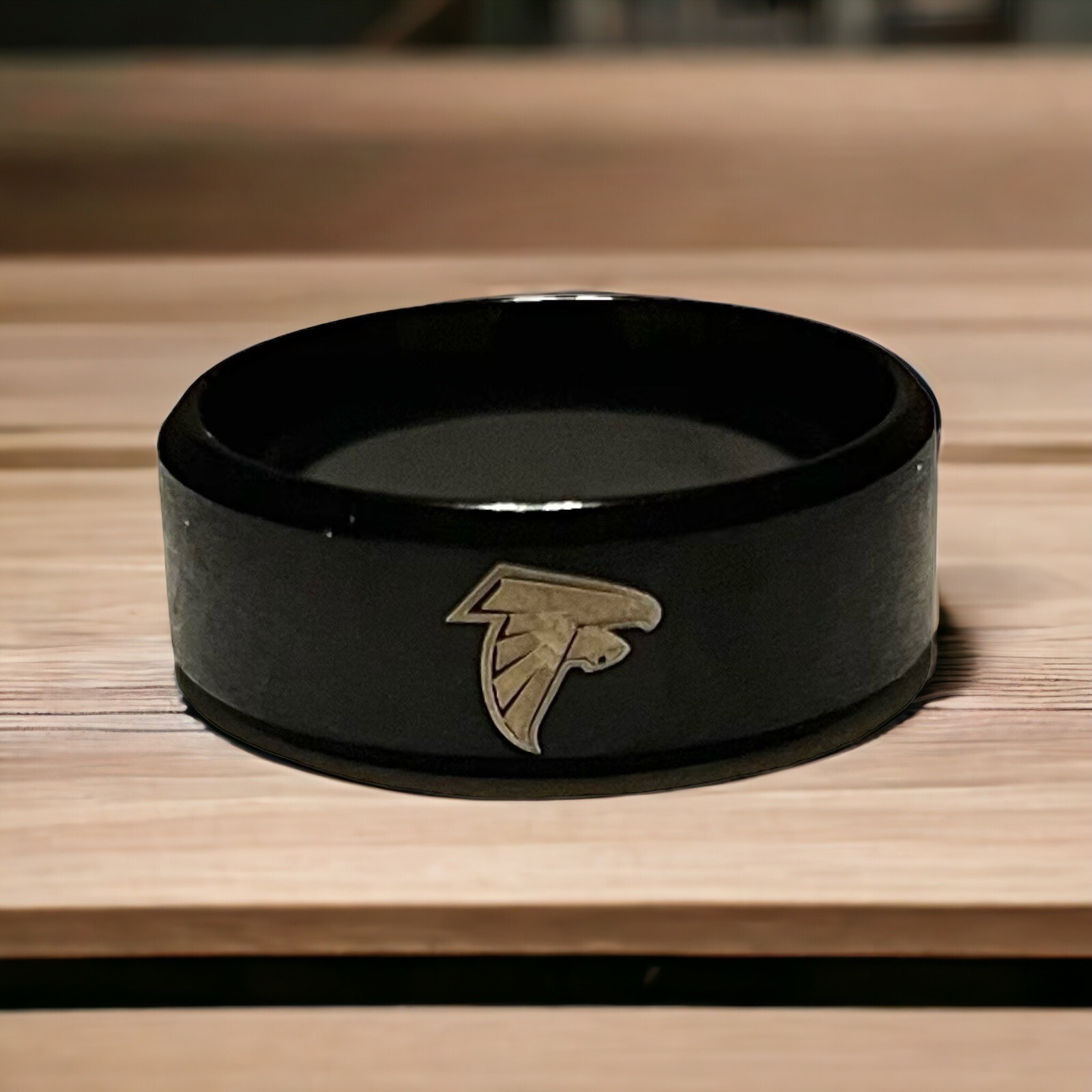 Atlanta Falcons Mens  titanium ring. wedding ring. unique gift