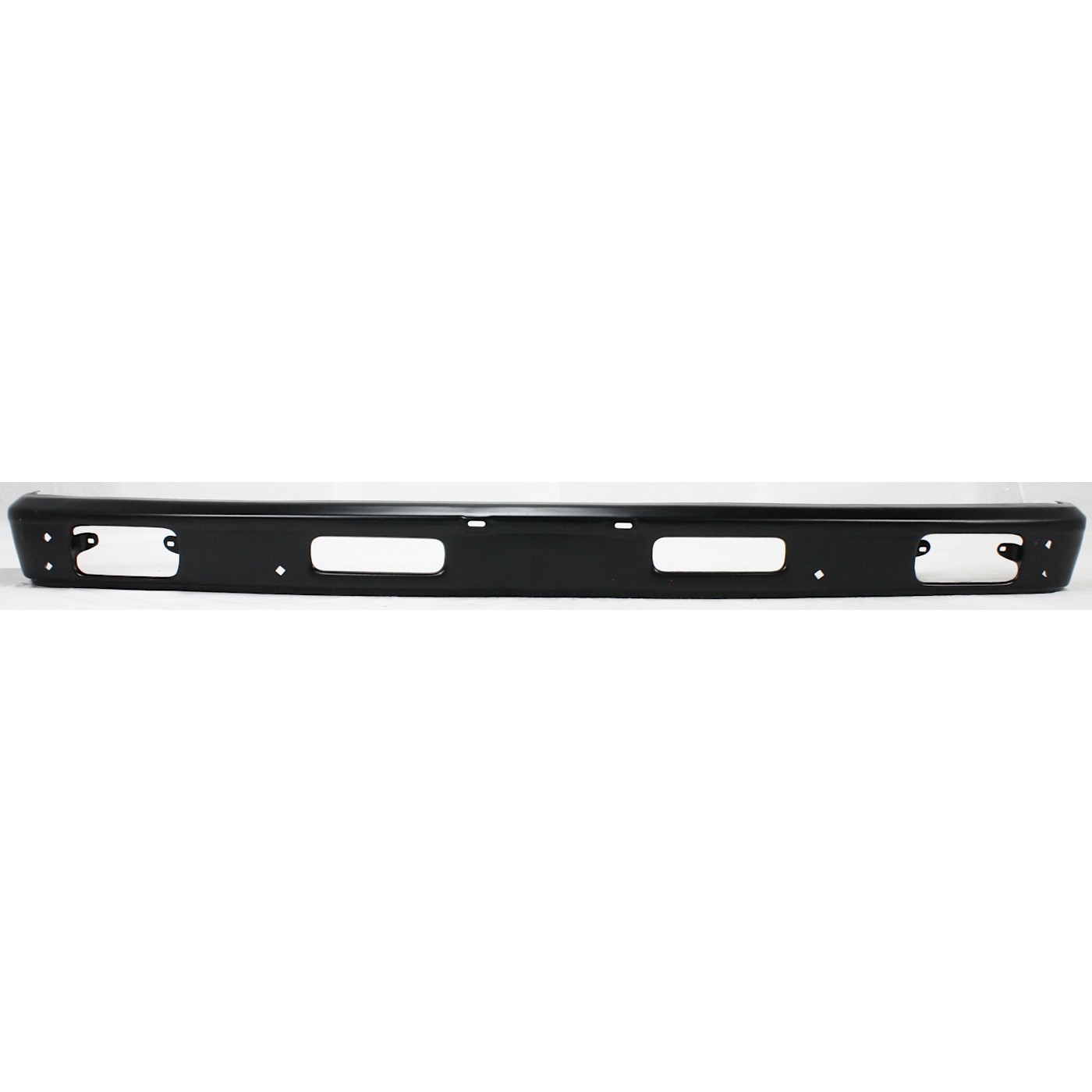 1-Piece Front Bumper For Toyota Pickup 1979-1981 2WD Black Replaces# 5211189110