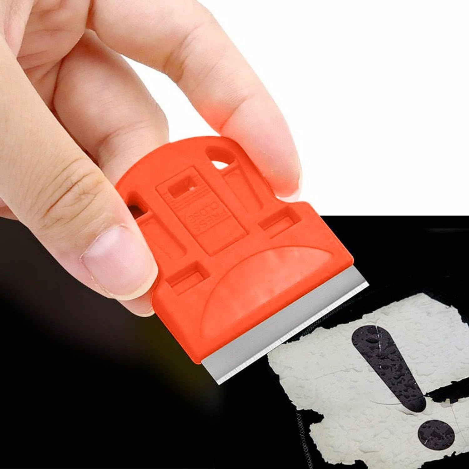 2 Pack Razor Scraper Plastic Razor Scraper Scraper Tool with Extra 10 Plastic