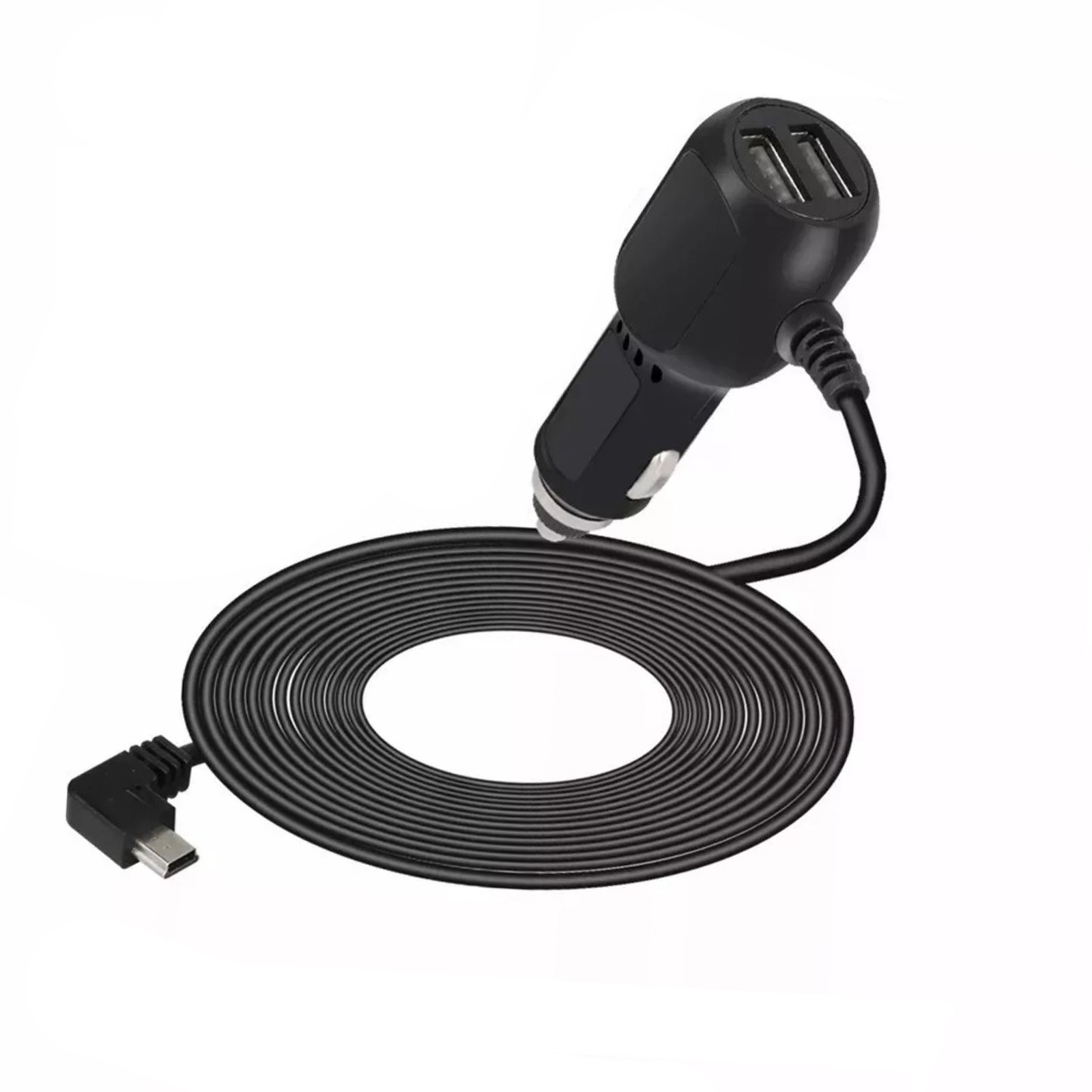 Secure USB Connection Car Charger Cable Power Cord Supply for Camera GPS