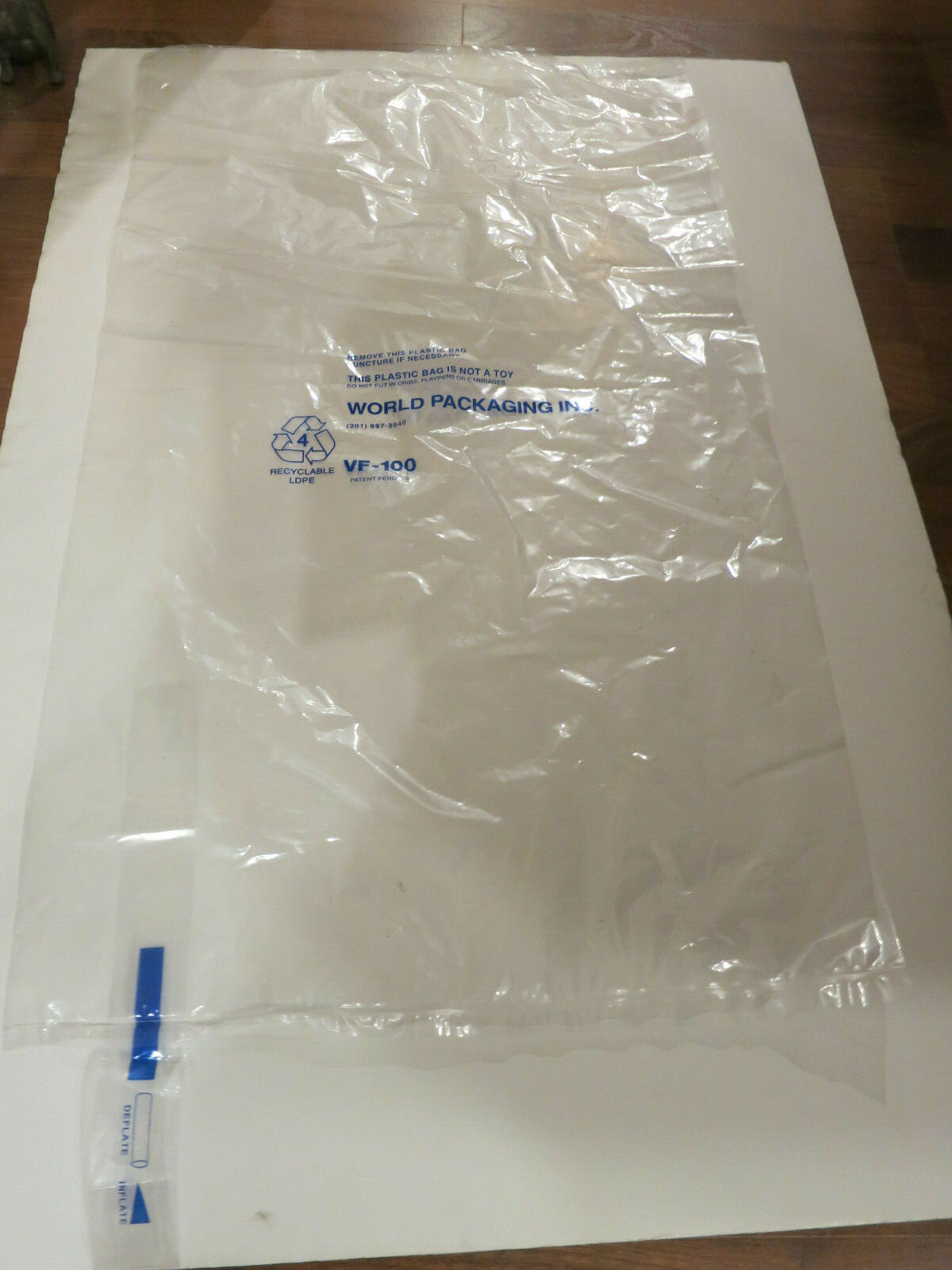 Inflatable Plastic Air Bladder Fillable Pillow Bags Pack Ship JUMBO VF100