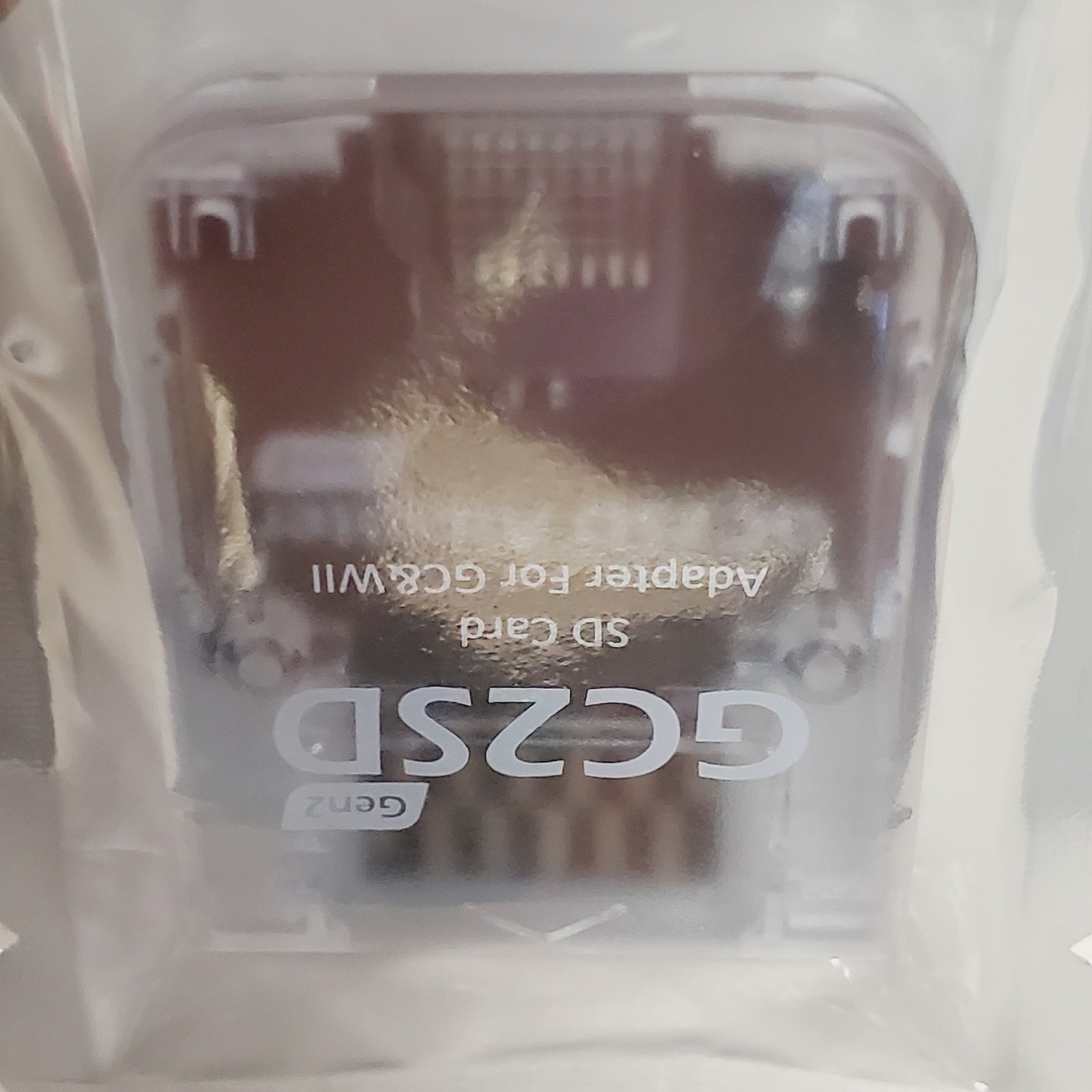 GC2SD "GEN 2" Micro SD Card Adapter TF Card Reader Gamecube/Wii ~ US SHIP -CLEAR