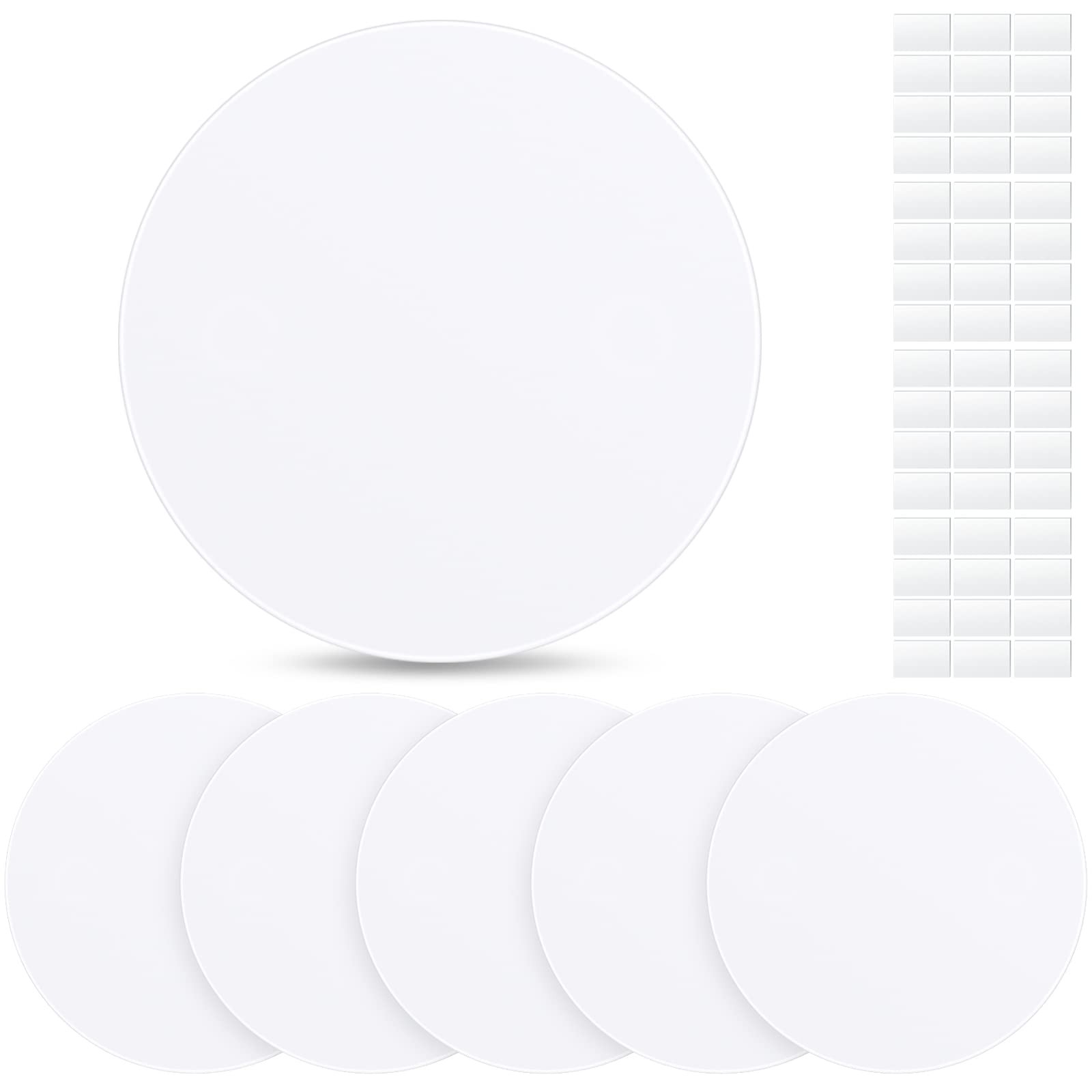 6 Pcs 10 Inch Ceiling Wall Hole Cover Plate with Tape