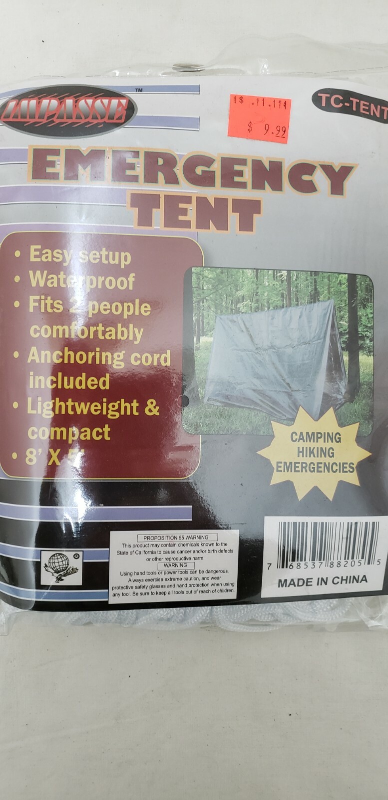 Emergency Tent-NEW