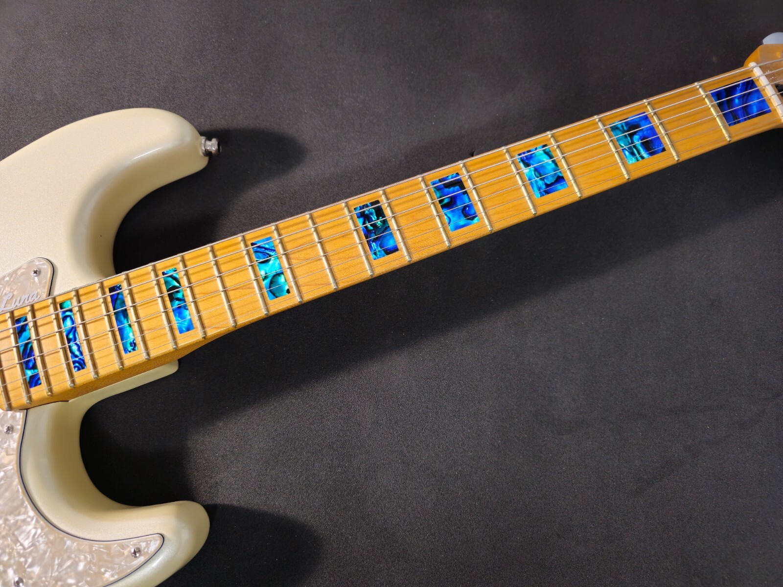 Blue Abalone MOP Blocks Design Fretboard Marker Vinyl Decals Inlays for Guitar!
