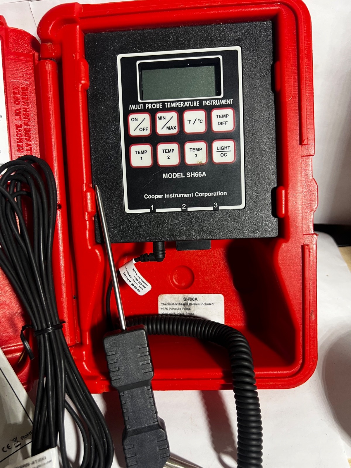 Cooper SH66A Multi Probe Temperature Instrument