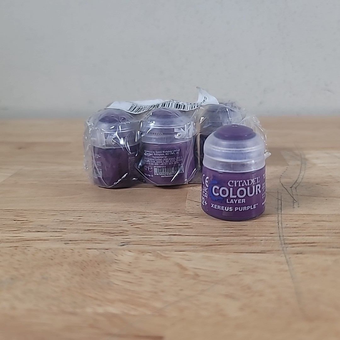 Xereus Purple Layer Citadel Paint Warhammer 40K Age of Sigmar NEW 12ml Lot Of 6