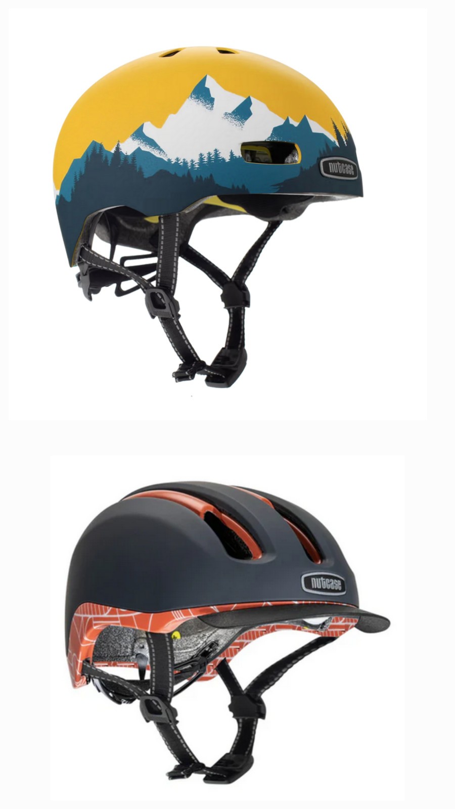 Nutcase  -VIO Adventure & Street MIPS Bike Helmets - Bahaus Red  & Everest (NIB)