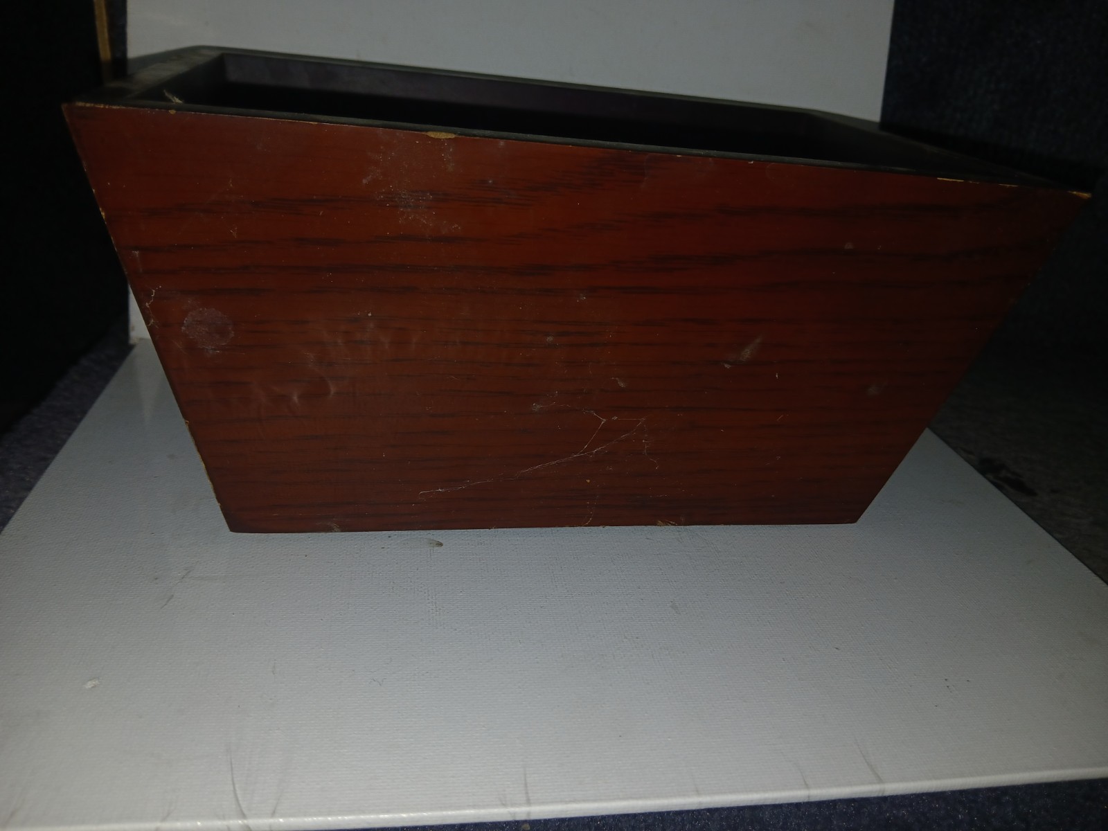 1970s Modern Walnut Wood Planter Box