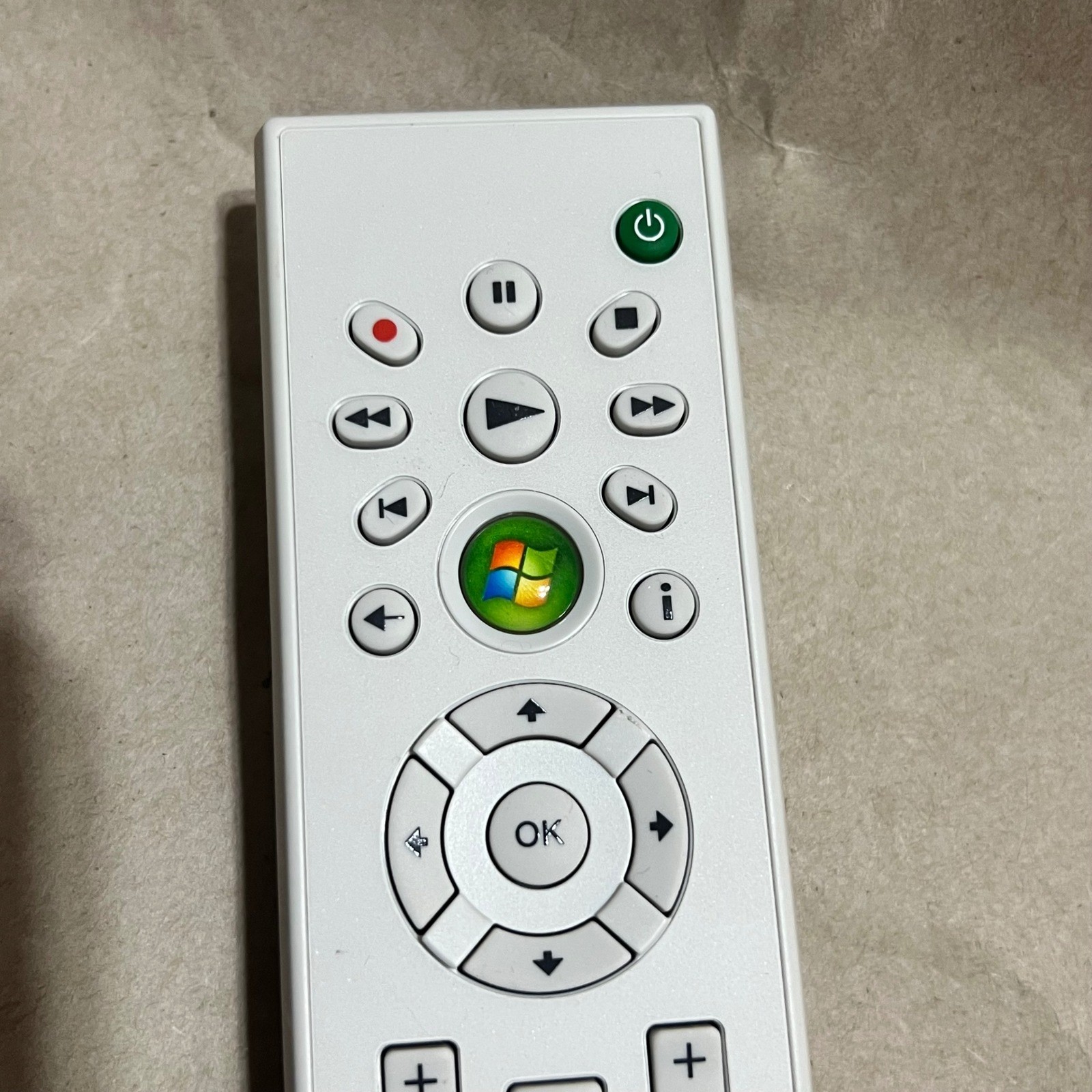 Sony RM-MCE20 PC Remote Control White Media Center Controller