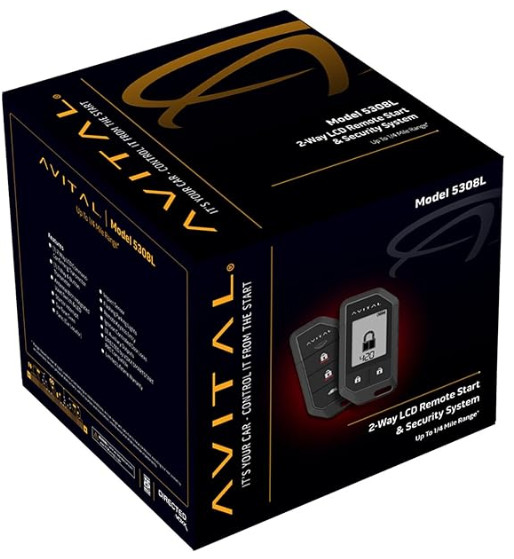 Avital 5308L  2-Way LCD Remote Start & Security System    NEW MODEL