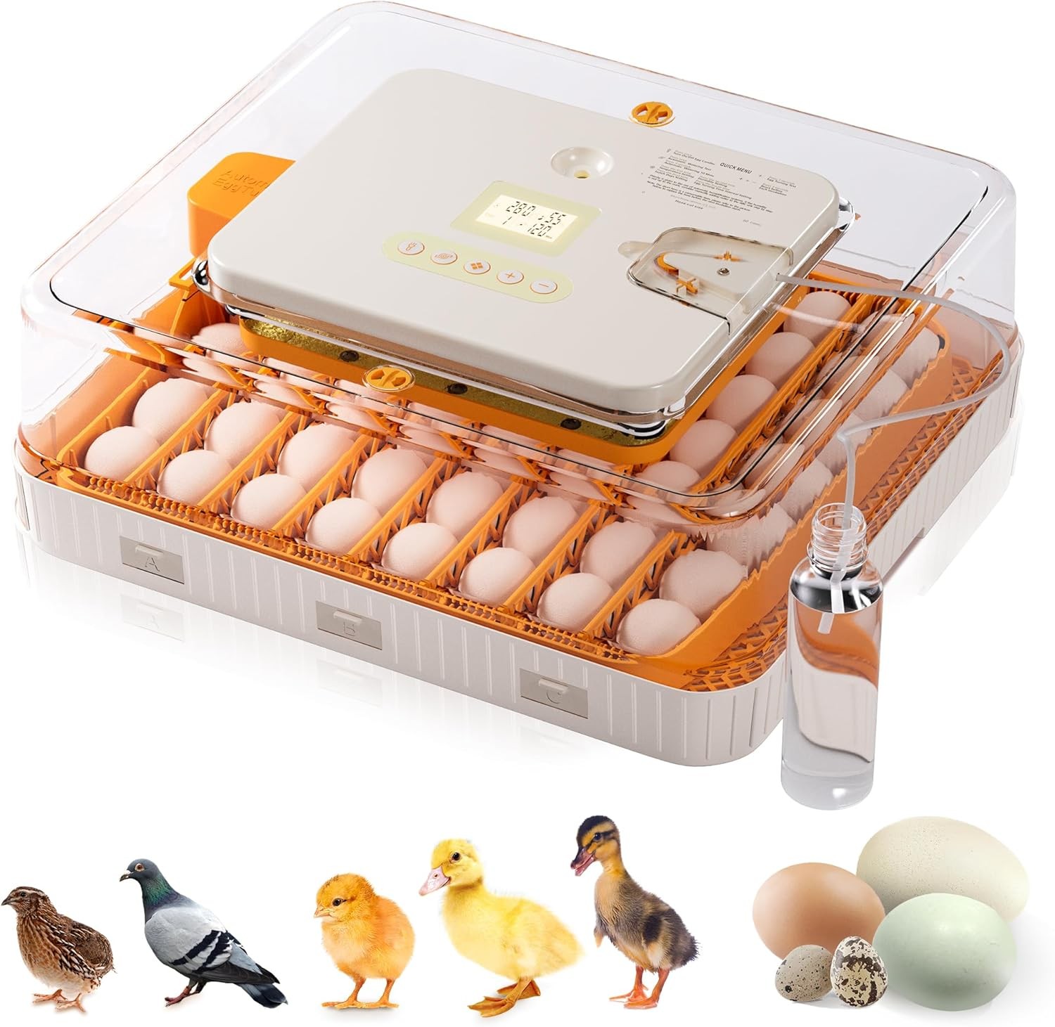 56 Egg Incubator for Hatching Eggs Automatic Egg Turning Temp & Humidity Control