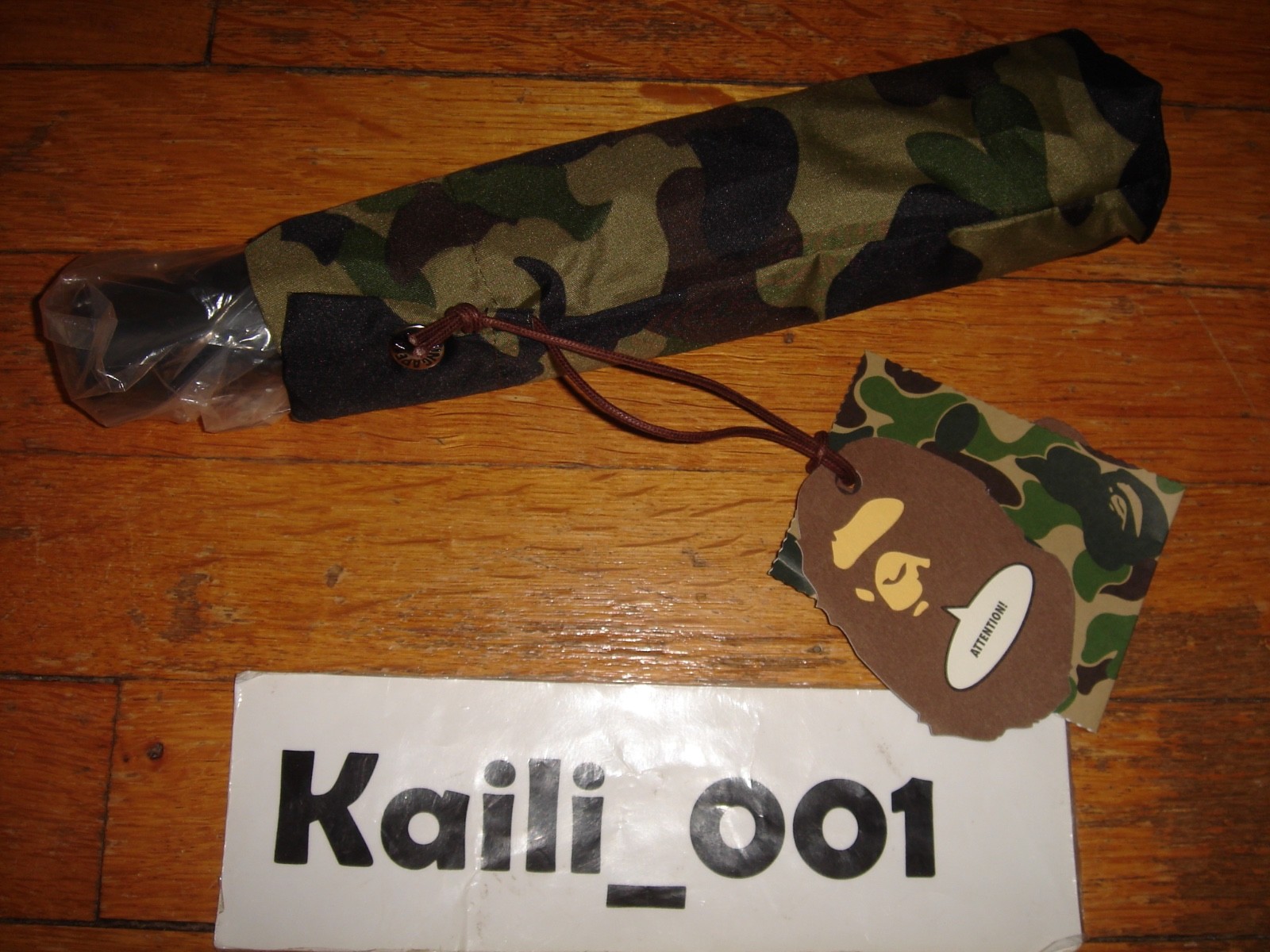 A Bathing Ape Bape 1st Green Camo Umbrella B