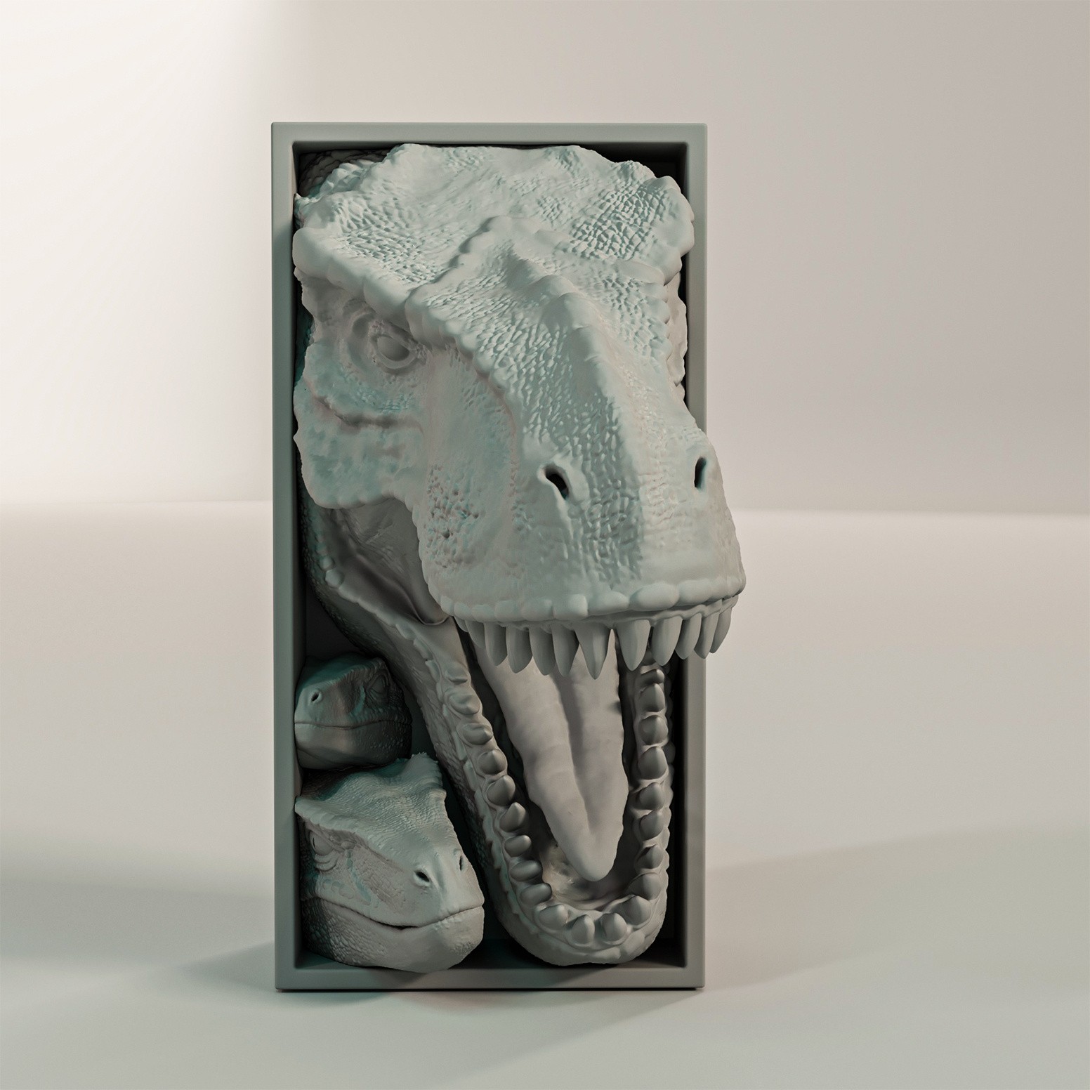 Jurassic Park T-Rex - Dinosaur Book Nook & Wall Mount