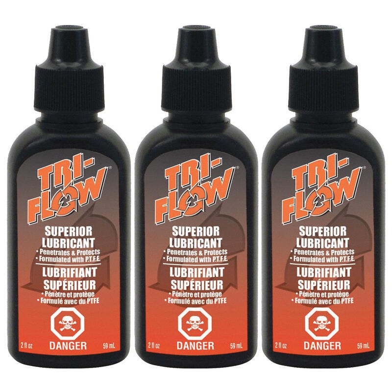 TriFlow Lubricant TF21010 (3pk); 2oz Dropper Bottle Petroleum Distillate