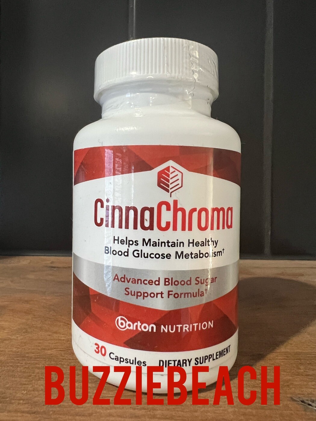 CINNACHROMA Blood Glucose Metabolism Sugar Support Cinnamon 30 Caps Exp 12/2026