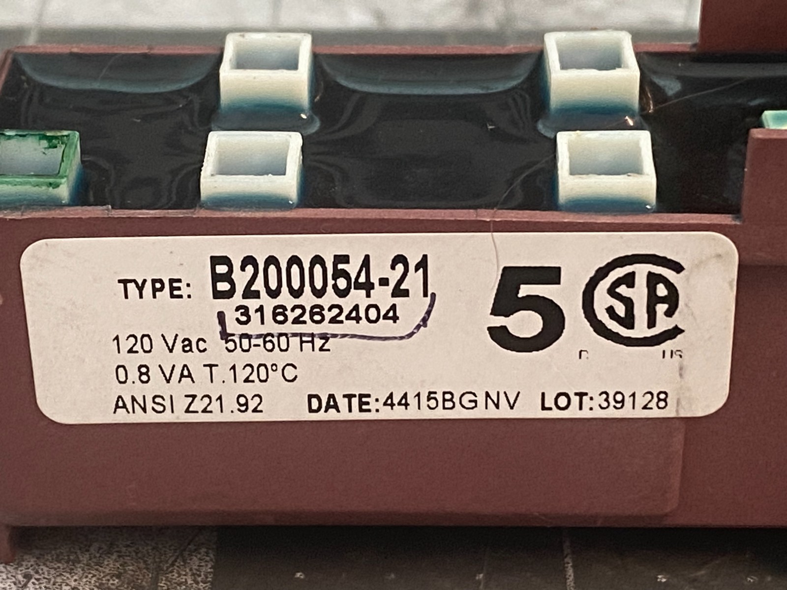 Frigidaire Range Oven Spark Module P# 316262404
