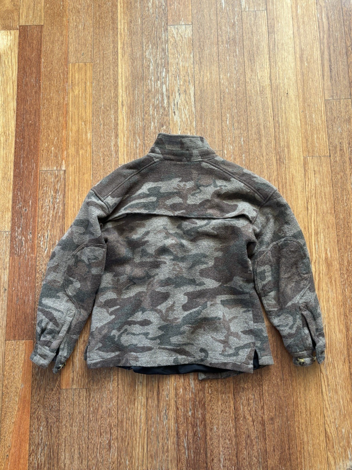 Weatherby Performance Outerwear Hunting Jacket Wool Blend Camo Mens Medium