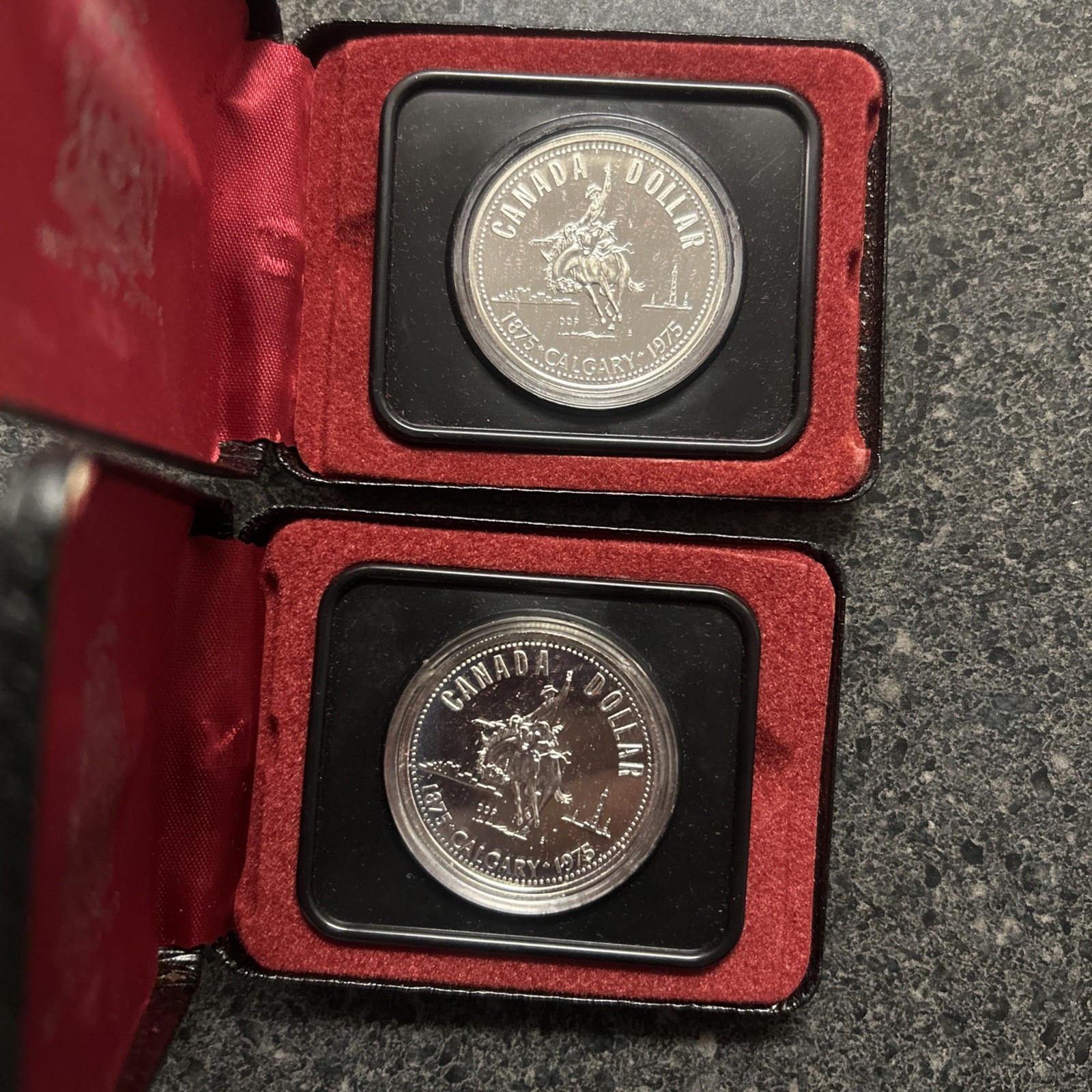 1875-1975 Canada Proof Dollar .500 Silver Calgary