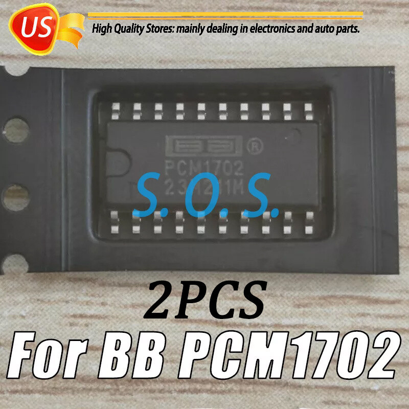 2Pcs New IC Chip For BB PCM1702 PCM1702 SOP-20 US Stock