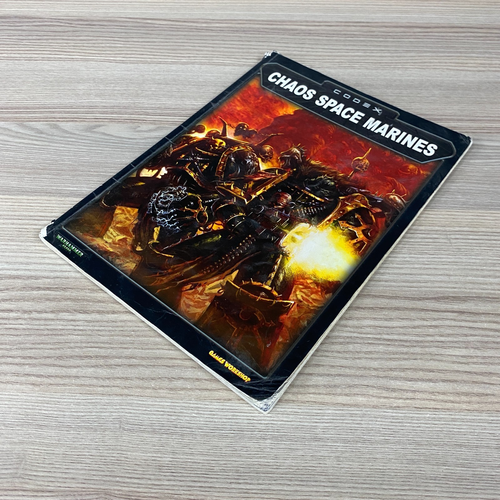 WARHAMMER 40K 40,000 CODEX CHAOS SPACE MARINES 2002 3RD EDITION ARMY BOOK