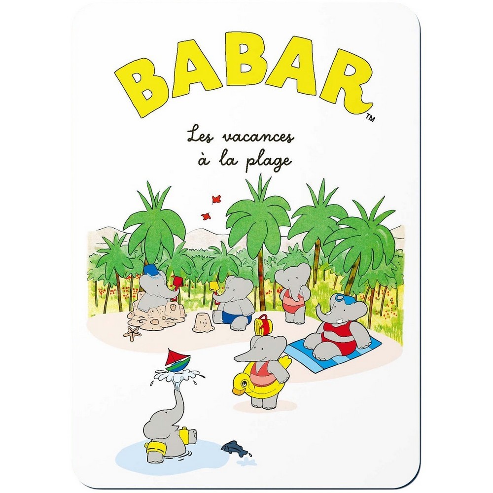 Oneart Babar Postcard, Beach Holiday (10x15cm)