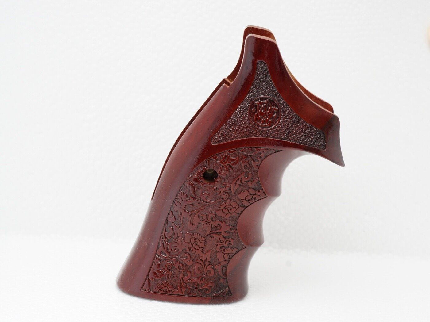 CUSTOM MADE S&W SMITH & WESSON K/L ROUND BUT FRAME GRIP *FLORA-MAROON*
