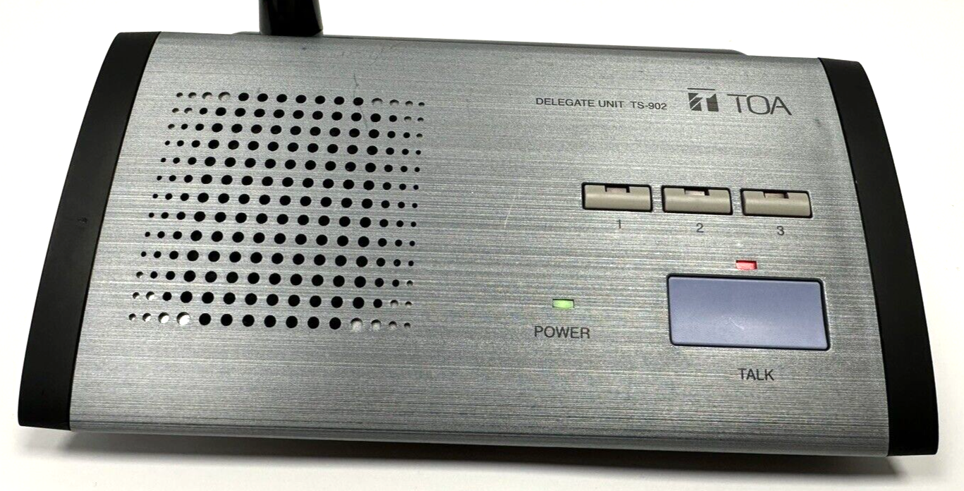 TOA TS-902Y Delegate Conference System (Cordless) with TS-904 Microphone