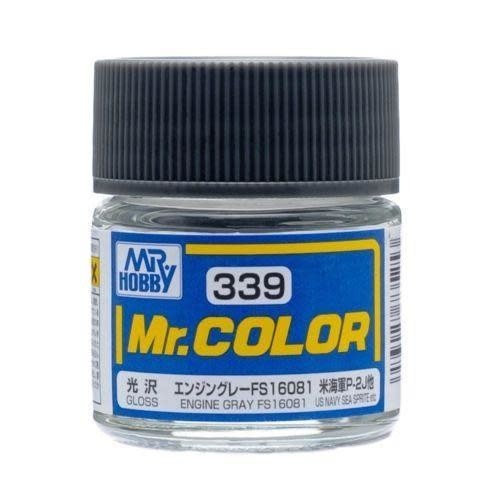 GNZ-C339 Mr Hobby C339  Gloss Engine Gray - Lacquer - 10ml