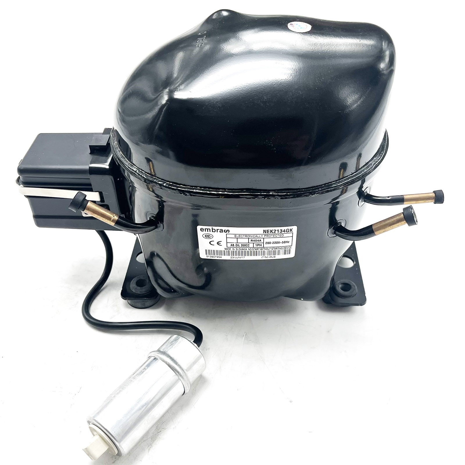 Compressor, R404A, 220V,50Hz, Nek2134Gk 07000771 for Embraco