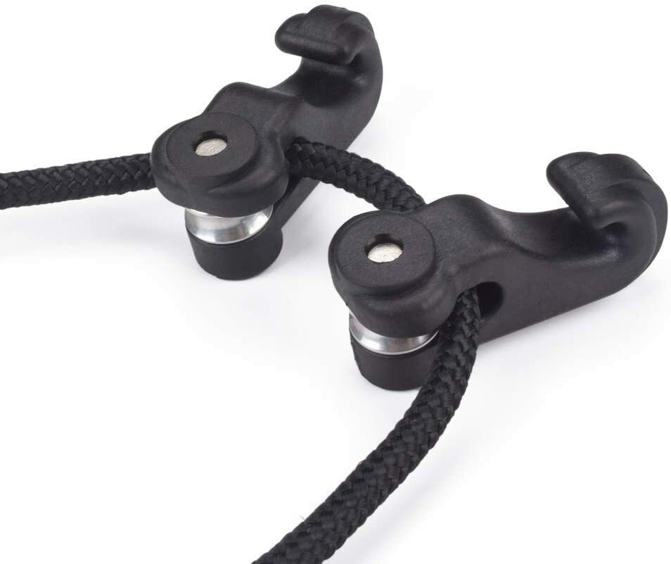Crossbow Cocking Device Cocker Rope Double Handle String Cocking Tool (GR & BK)