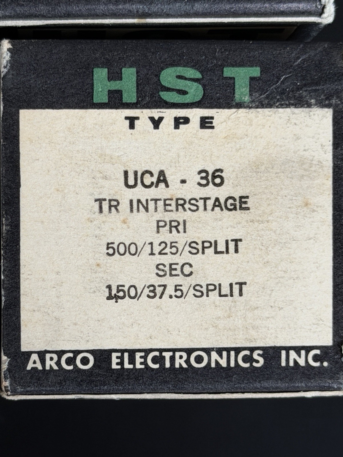Unopened UCA-36 UTC-36 Vintage audio Transformer