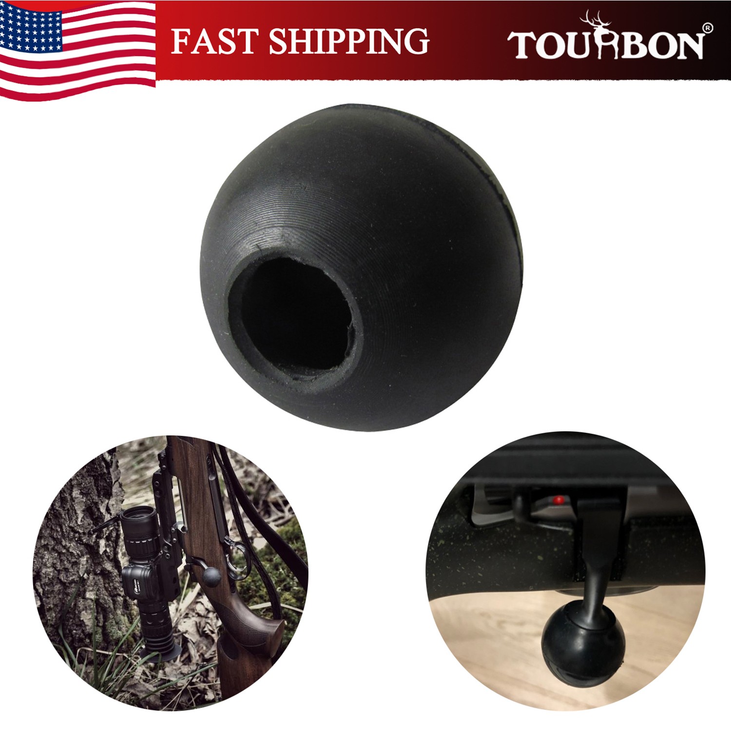TOURBON Tactical Bolt Knob Ball for Remington 700/Howa 1500/Savage 110 Rifle US