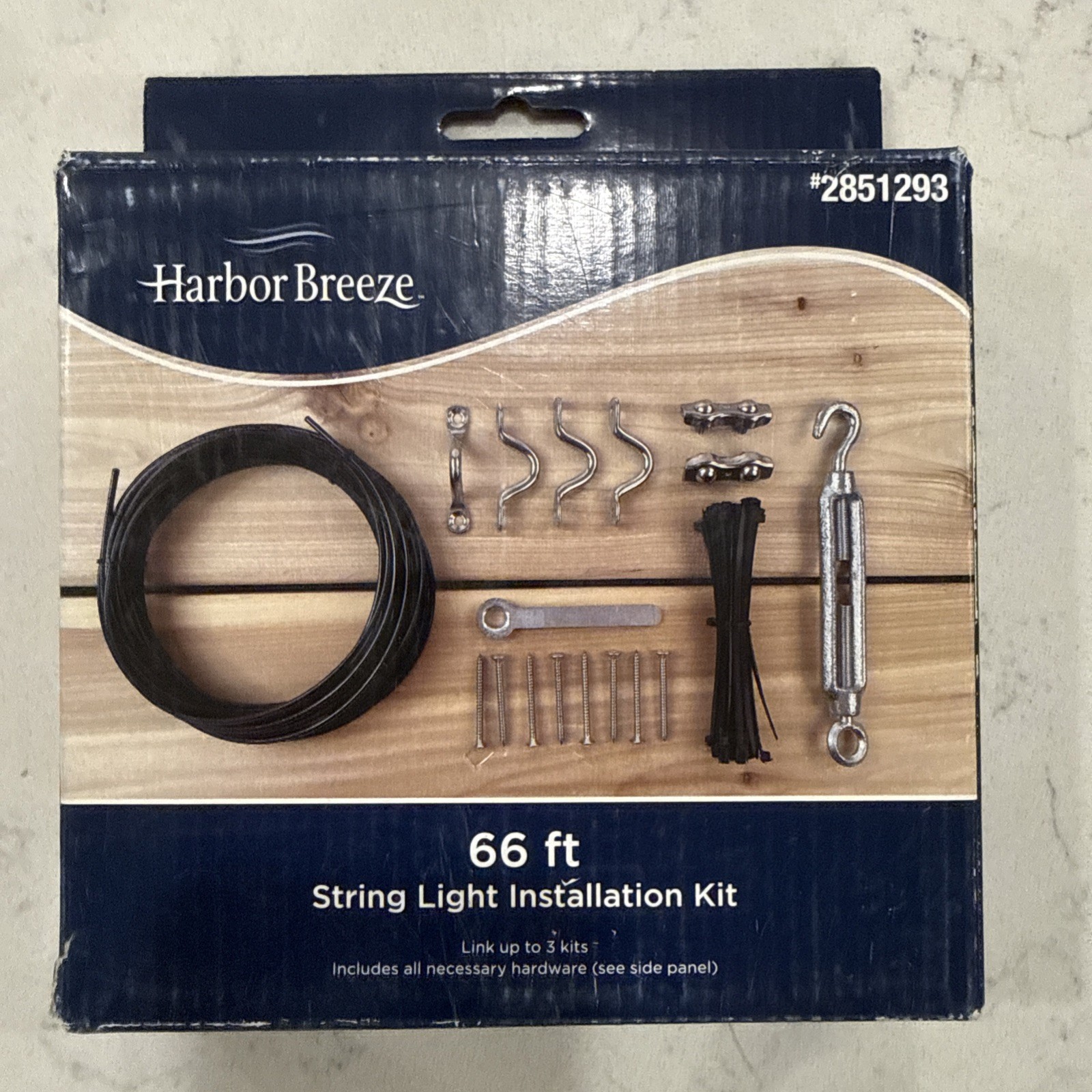 Hampton Bay 66-ft. String Light Installation Mounting Hardware Kit