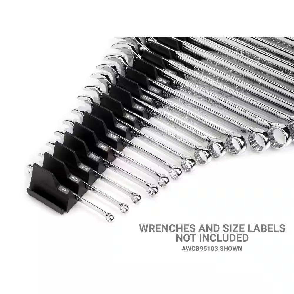 10-Tool Modular Slotted Organizer Set (Black)