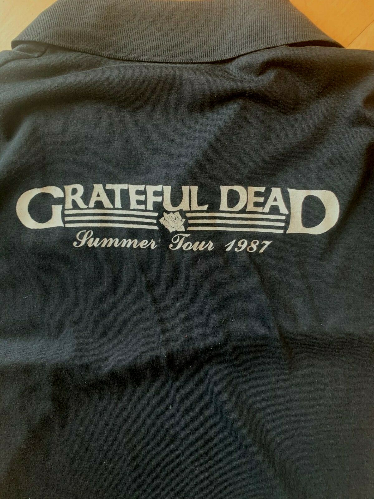 Grateful Dead golf shirt from 1987 Tour
