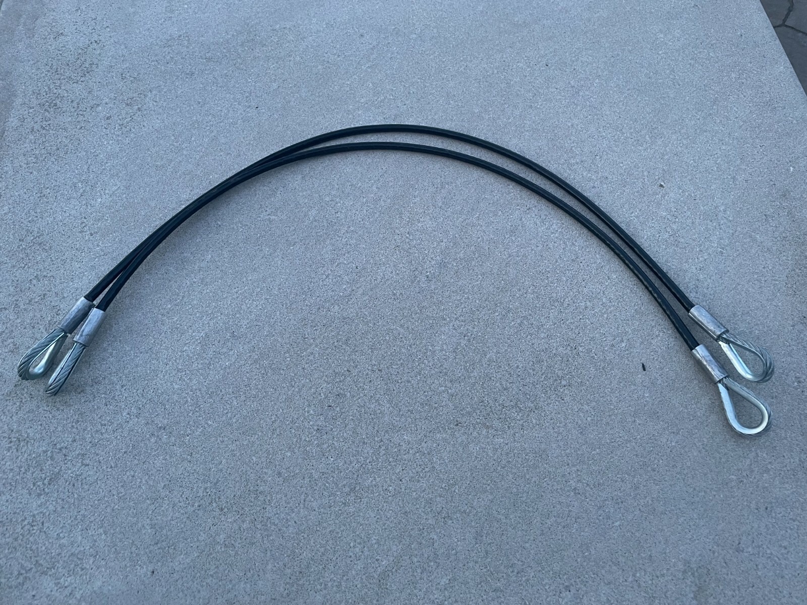 NEW Safety Cables Set 36" 10,000 lb. Safety Chains For Trailer & Towing (2x)