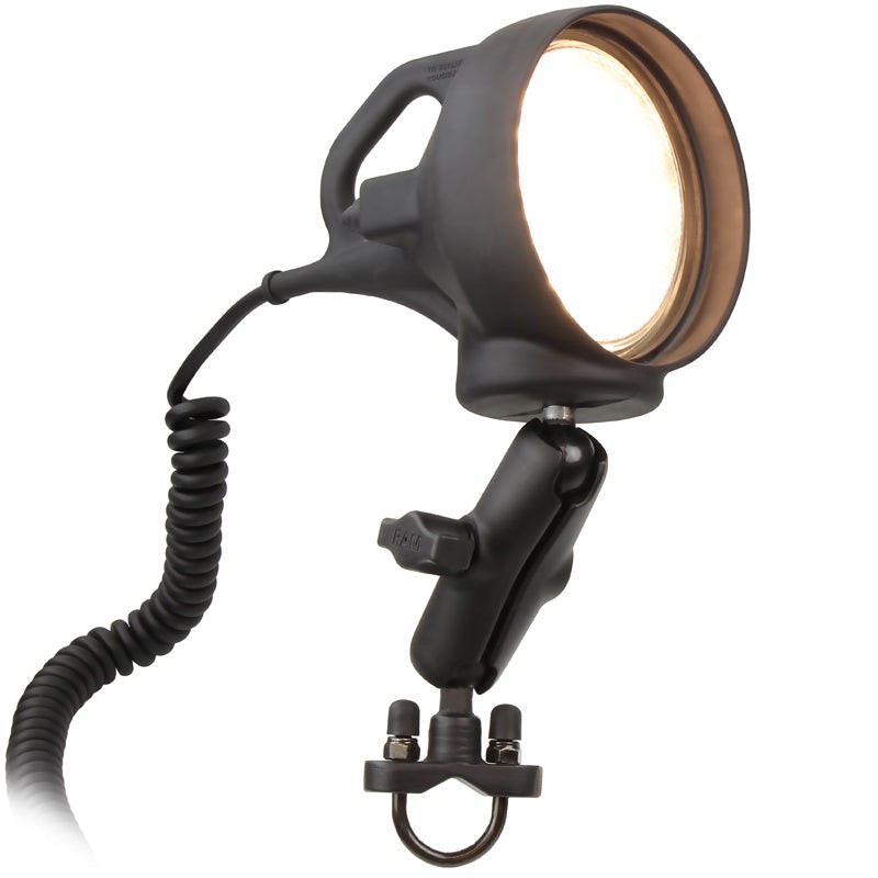 RAM-B-152R  RAM Handlebar U-Bolt Mount with LED Spotlight...
