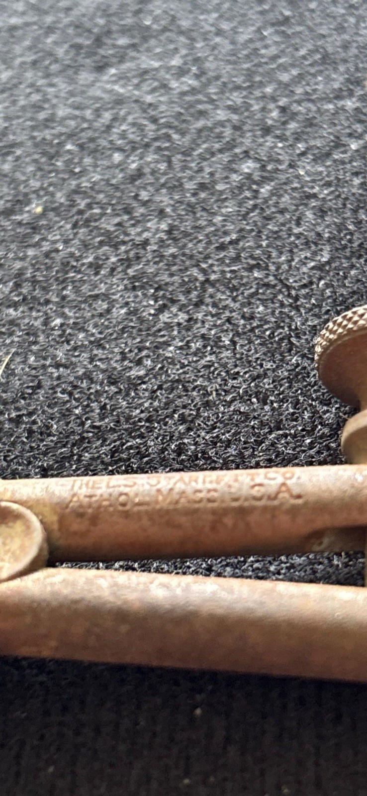 Vintage L.S. Starlett Inside Machinist Compass Caliper Tool