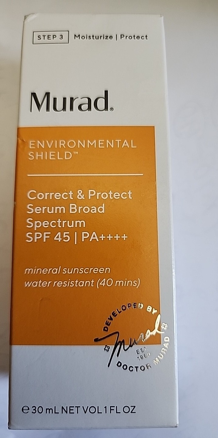 Murad Environmental Shield Correct&Protect Serum SPF45  fl oz Exp 1/24