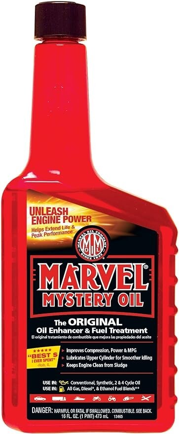 Marvel Mystery Oil MM12R Oil Enhancer and Fuel Treatment 16oz