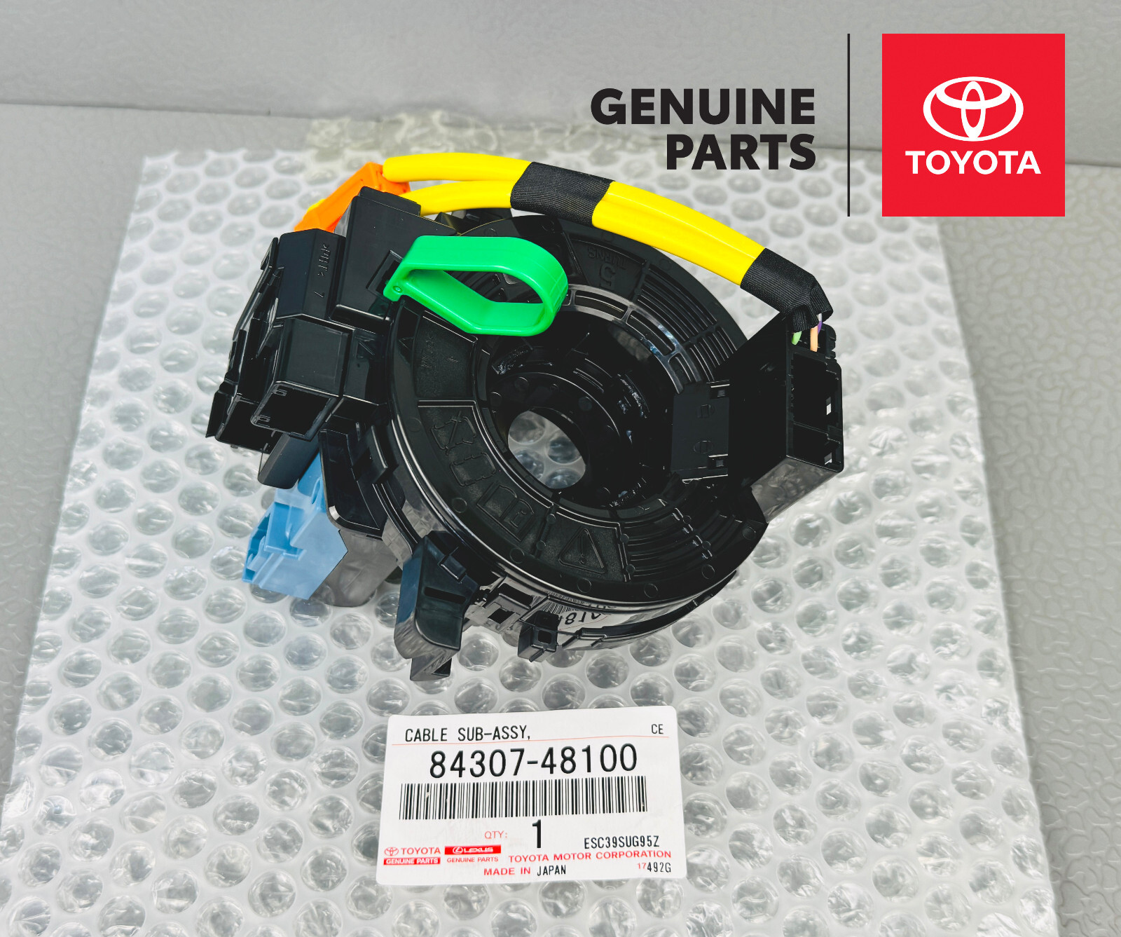84307-48100 Genuine Lexus RX350 RX450h 2013-2015 Clock Spring Spiral Cable Oem