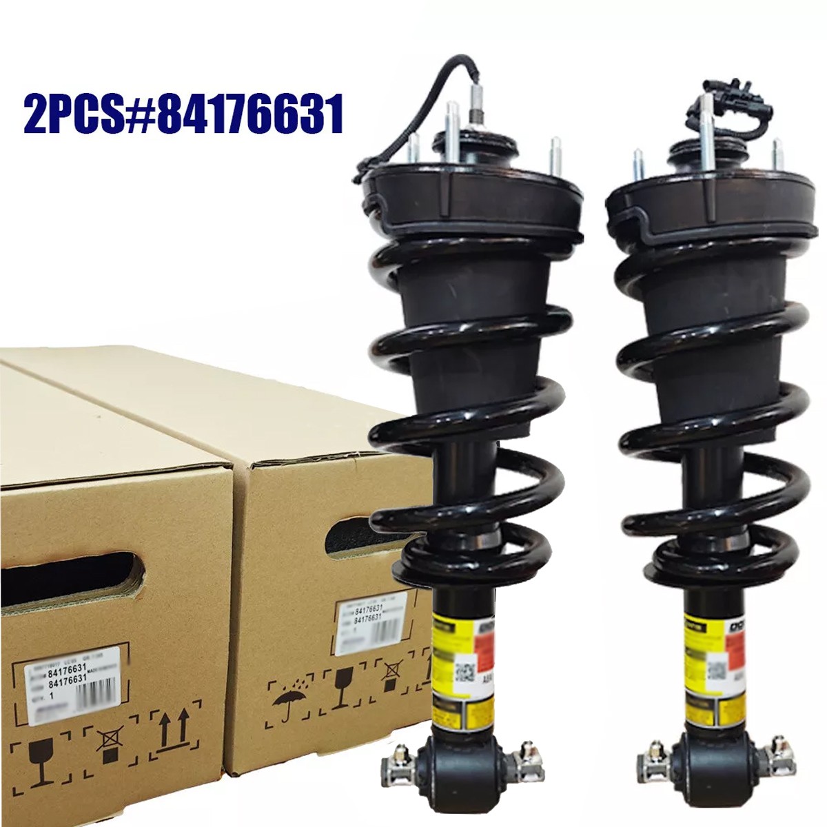 Genuine 2X Front Shock Assemblys For 15-20 Cadillac Escalade GMC Sierra Tahoe -