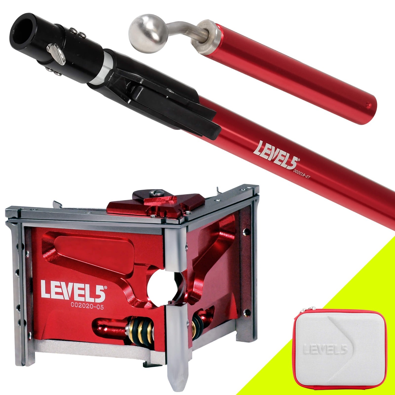 LEVEL5 Drywall Tools - 3" Corner Finisher + Extendable Handle | 4-537