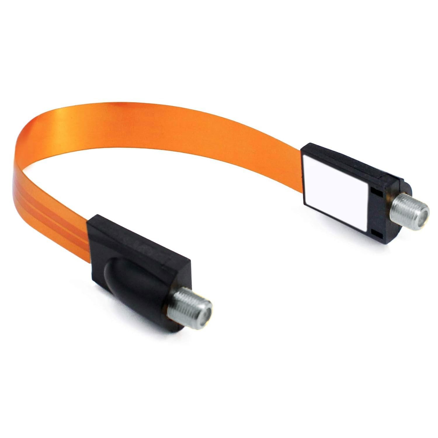 VANTRONIK Flat Coaxial Cable for Windows Ghost Wire Thin, Black and yellow