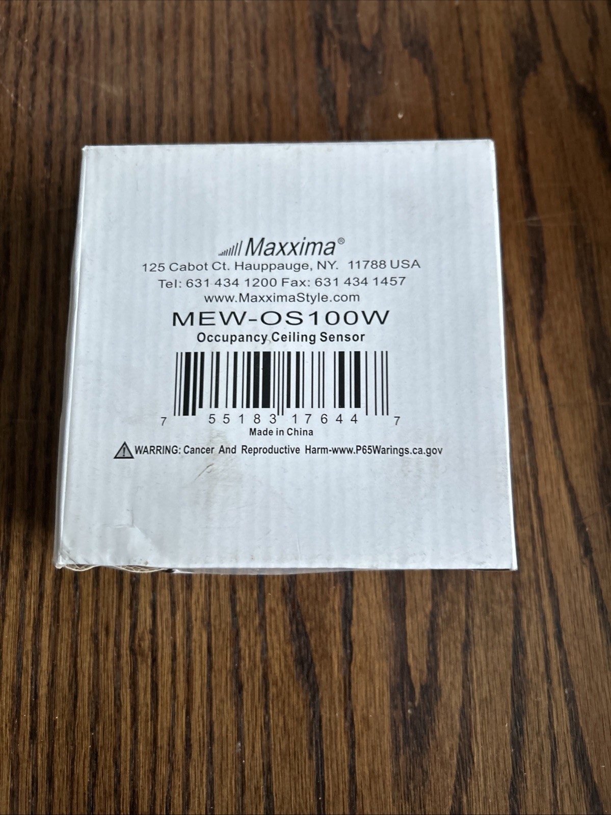 Maxxima MEW-OS100W Ceiling Mount 360 Degree PIR Occupancy Motion Sensor NEW!