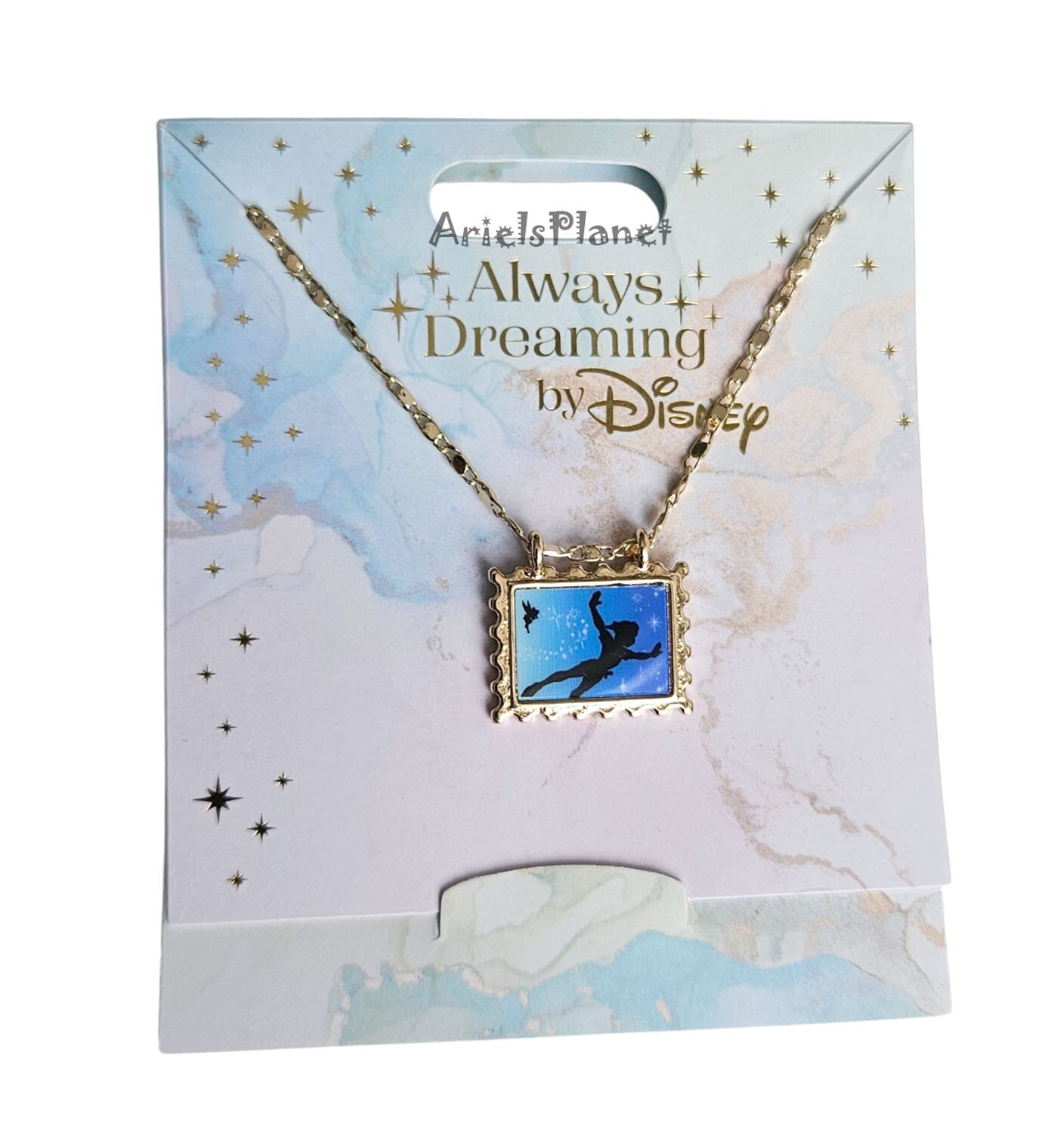 Disney Parks Always Dreaming Peter Pan Greetings from Neverland Necklace