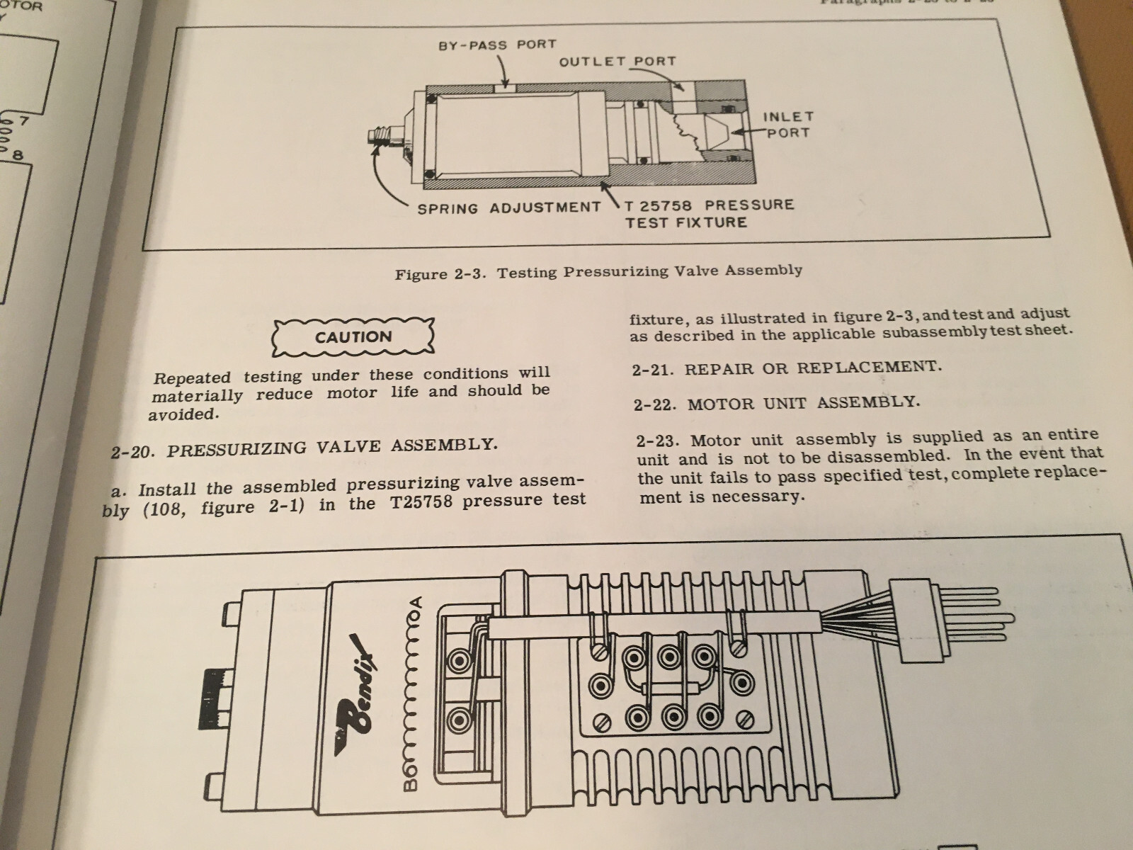 Bendix Temperature Datum Valve PB-A2 Overhaul Manual