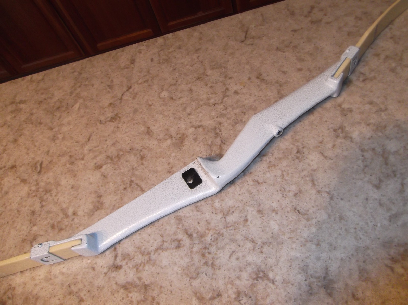 Vintage Fred Bear Recurve Take Down Bow RH Early Model Textured White