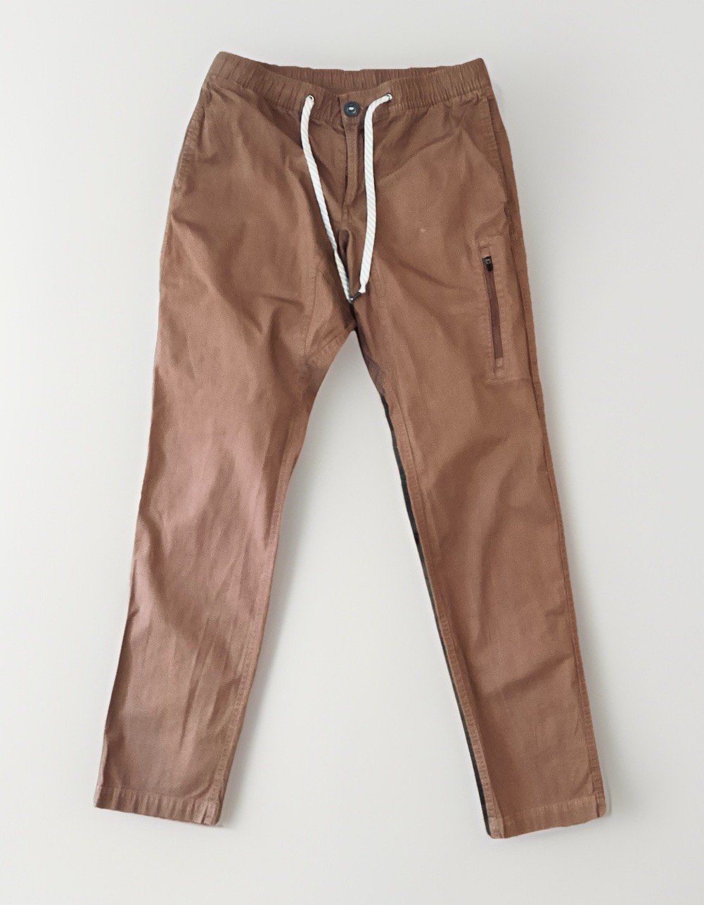 Vuori Men’s Rip Stop Climber Pants~CEDAR Red~Travel~HIKING~V412~MEDIUM~Free Shp